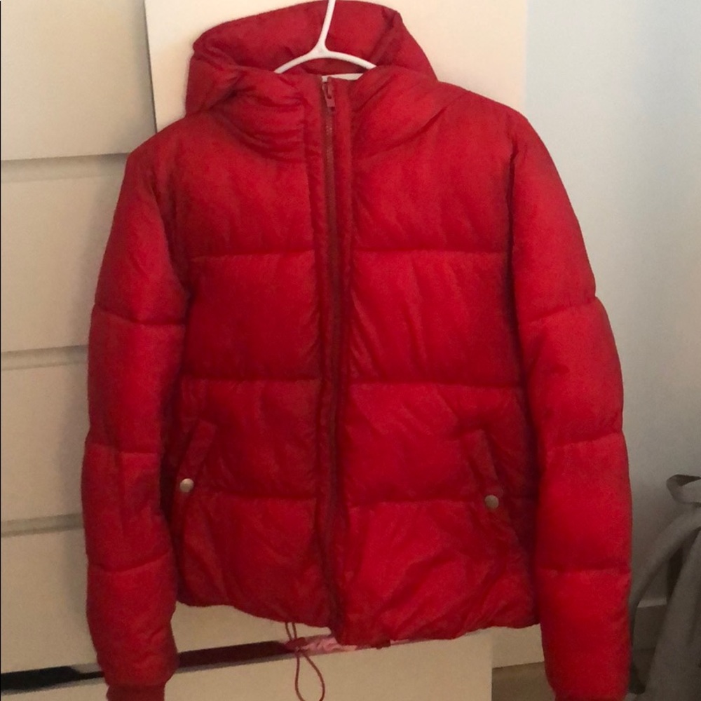 Red Puffer Jacket